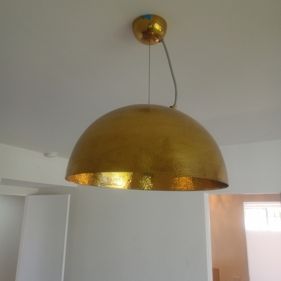 Modern Gold Pendant Light
